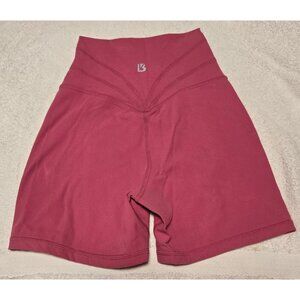 Buffbunny Siren V-Waist Athletic Shorts pink size XXS